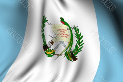Rendered Guatemalan Flag