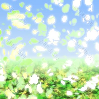 Springtime petals