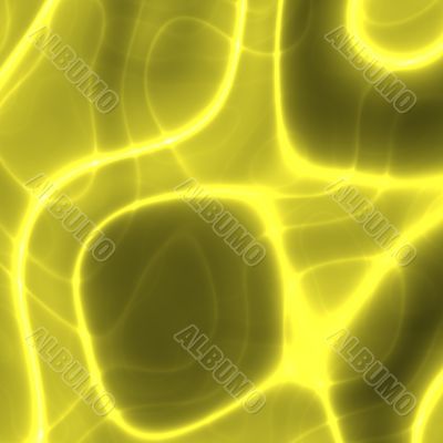 Glowing wavy lines