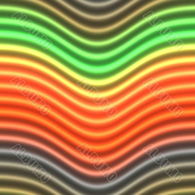 Glowing neon lines