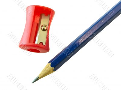 pencil and sharpener