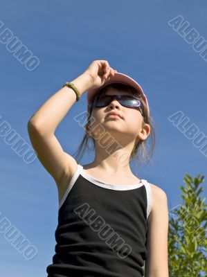 girl in sunglasses