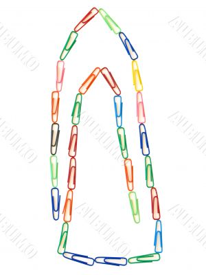 multicolored clips