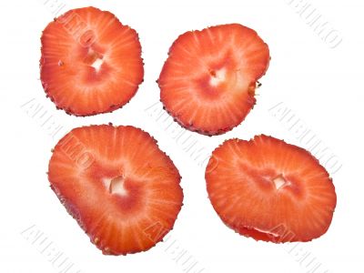 strawberry slices