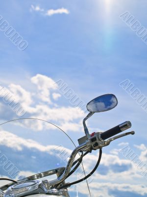 sky and bike