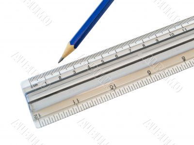 pencil and ruler