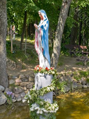 virgin Mary figure