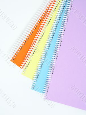 Colorful textbooks