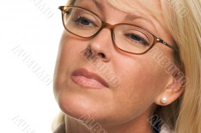 Attractive Woman with Eye Glasses