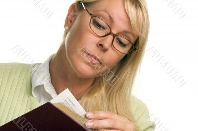 Attractive Woman Reading