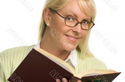 Attractive Woman Reading