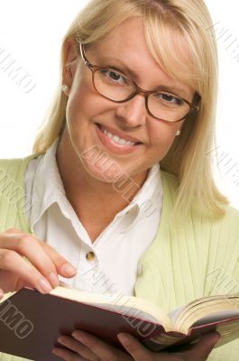Attractive Woman Reading