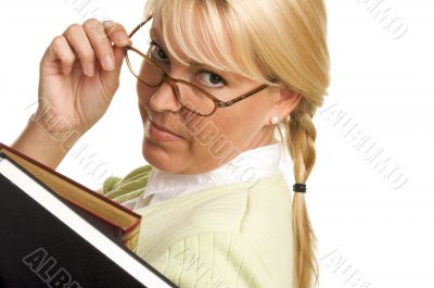 Attractive Student Carrying Her Books