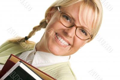 Attractive Student Carrying Her Books