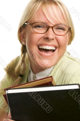 Attractive Student Carrying Her Books