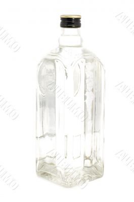 glass bottle on white