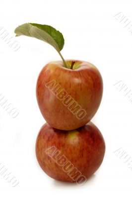 Two Red Apples