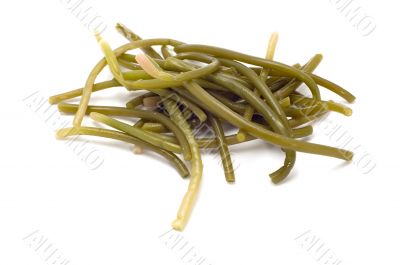 marinade stalk garlic closeup