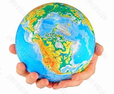 globe, in a center america