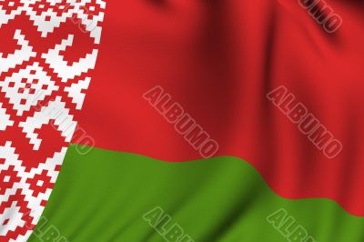 Rendered Belarussian Flag