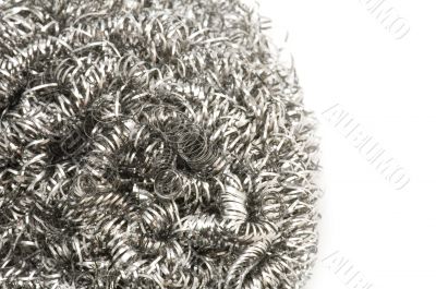 metal sponge closeup