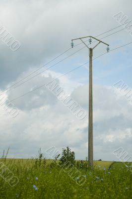 French telephone pole