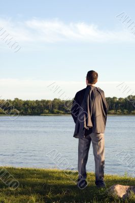 Businessman at Peace