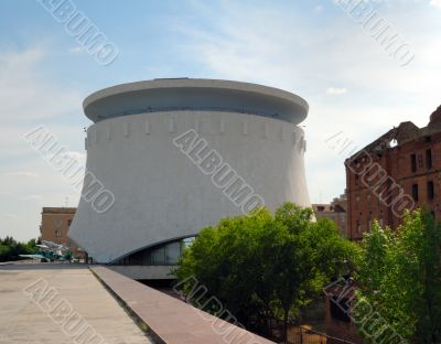 Museum - panorama Stalingrad fight. Volgograd. Russia.