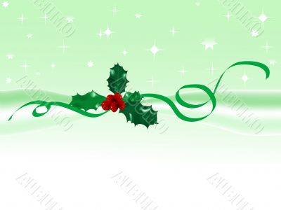 Green christmas background