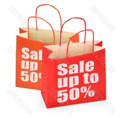 two shopping bags