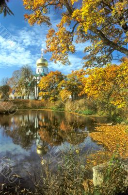 Picturesque view in Autumn color