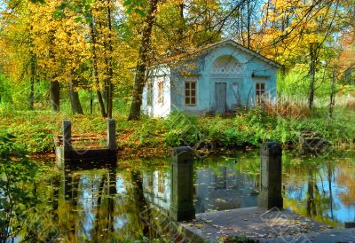 Romantic place in the park