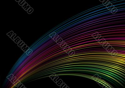 rainbow stripe saturn