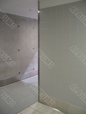 modern building entrance