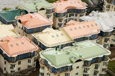 Roofs of houses