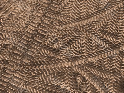 tire tracks