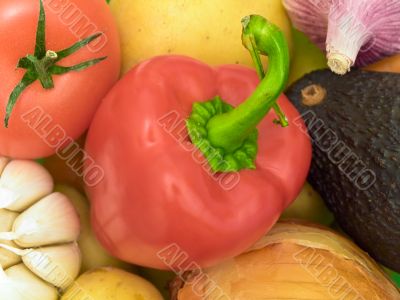 vegetables background
