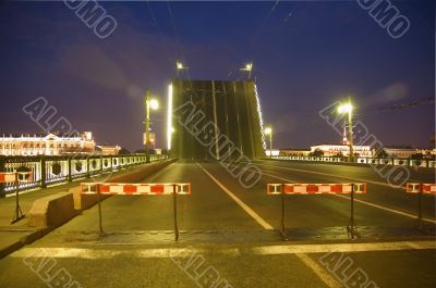 bridge in Saint-Petersburg