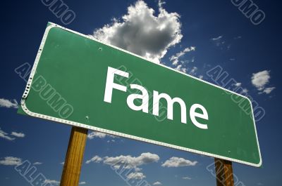Fame Road Sign