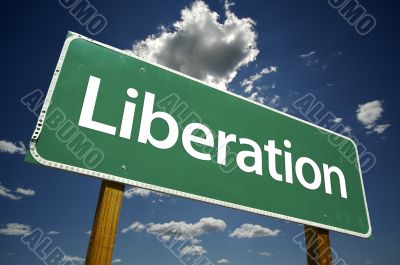 Liberation Road Sign
