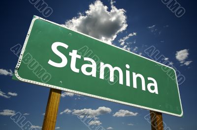 Stamina Road Sign