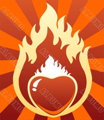 burning heart