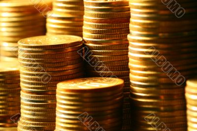 golden coins