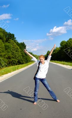 On the road
