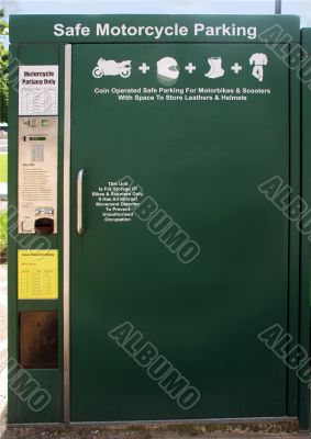 Motorcycle Parking Booth