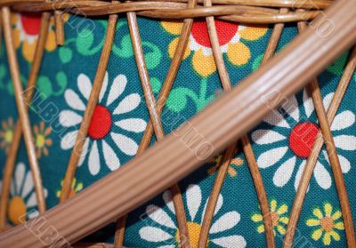 Retro Basket with Diagonal Handle