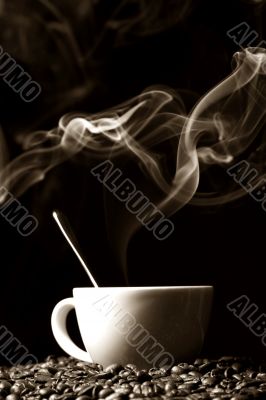 hot morning coffee