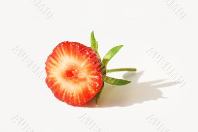 Half of a strawberry