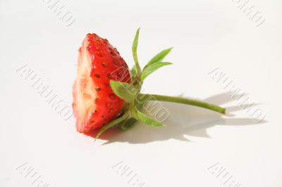Half of a strawberry