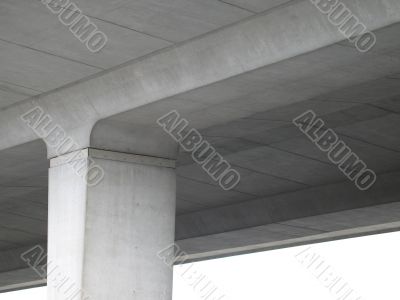 under a cement highway